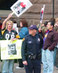Police Shoot Protesters With Tasers at Pittsburgh Demo Against Jeb Bush & Sen. Rick Santorum
