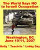 On 40th Anniversary of Israeli Conquest of West Bank and Gaza, Activists to March in DC for End to Occupation