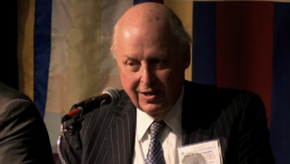 John negroponte hofstra amy goodman 1