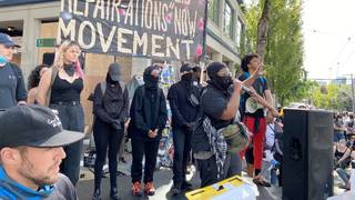 Seattle Activists Create Autonomous Zone Near Abandoned Police station. Seattle Activists Create Autonomous Zone Near Abandoned Police station.