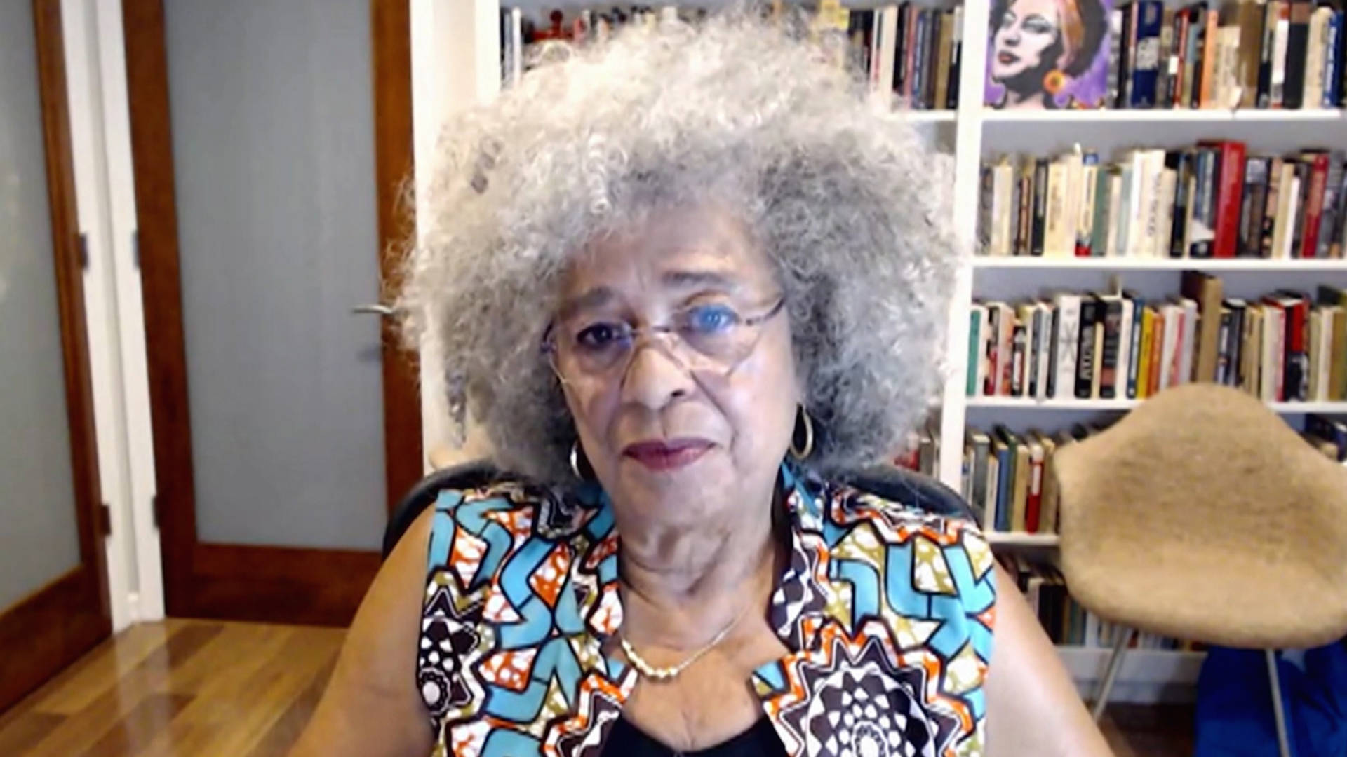 Angela Davis On Abolition Calls To Defund Police Toppled Racist