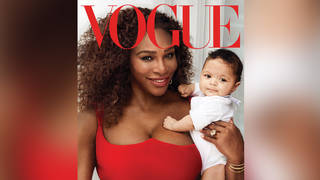 Serena williams vogue birth