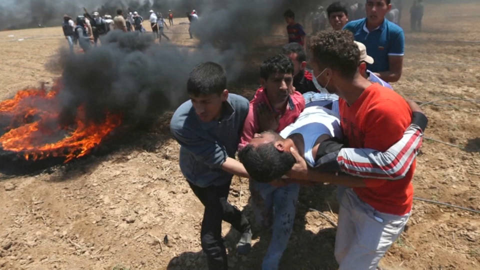 H1 61 palestinians killed by israeli army