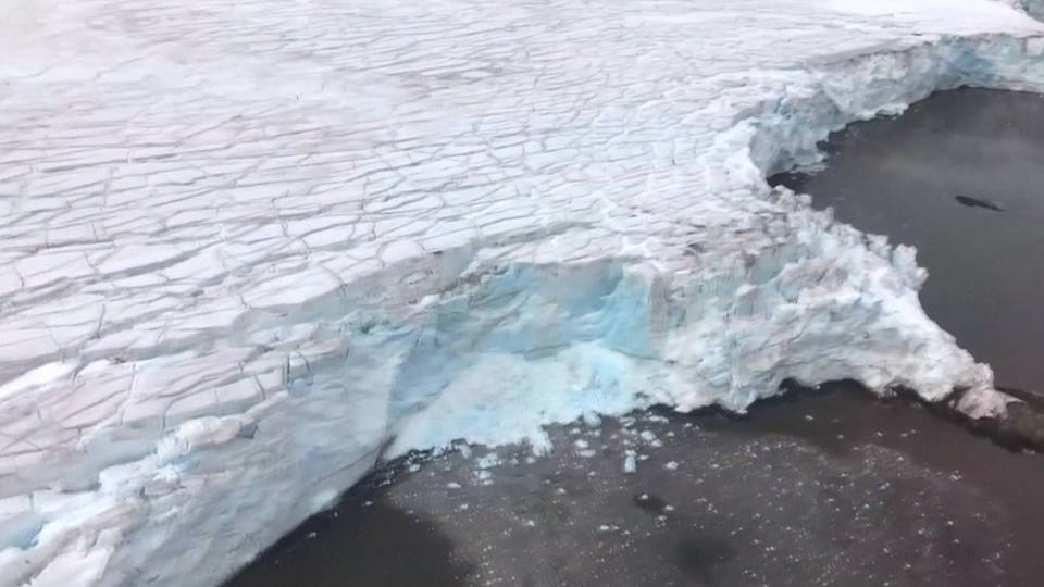 H14 antarctic glacier thwaites melting sea level rise