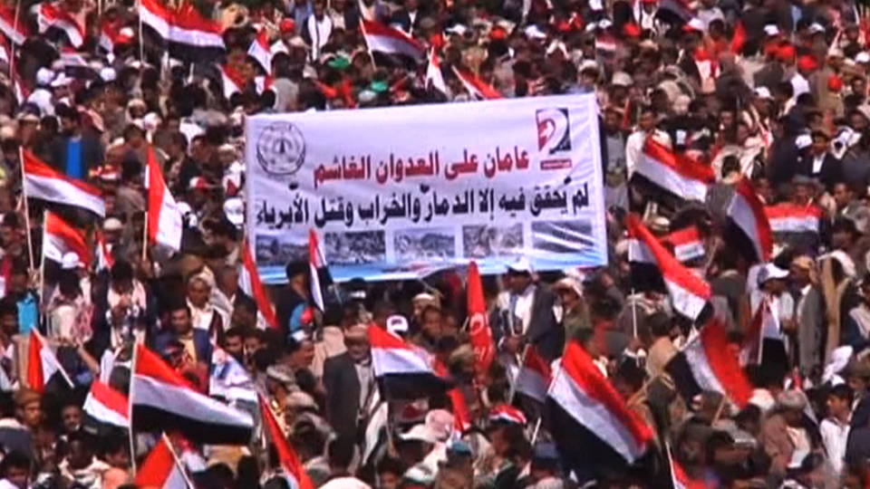 H03 yemen saudi protest