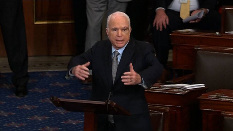 Mccain senatefloow