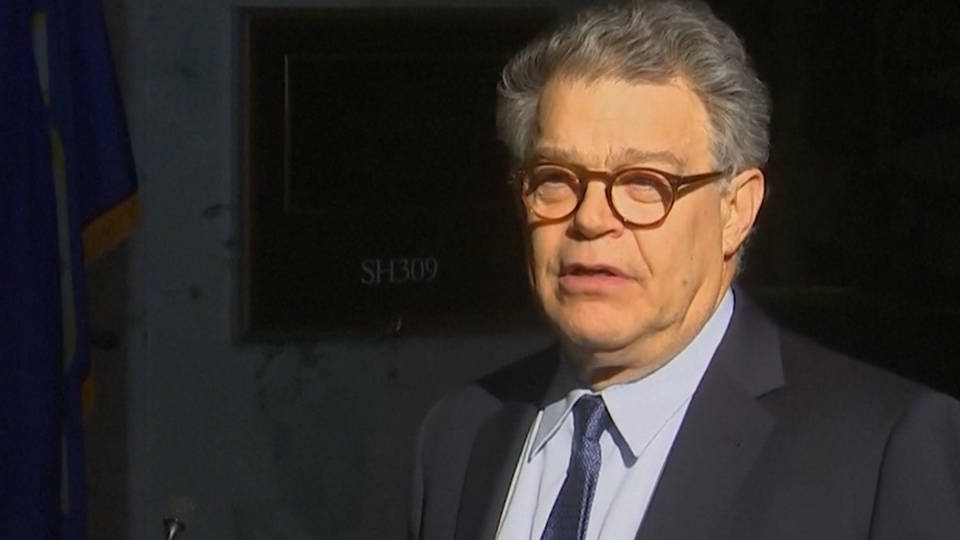 Al Franken officially resigning January 2 Al Franken officially resigning January 2