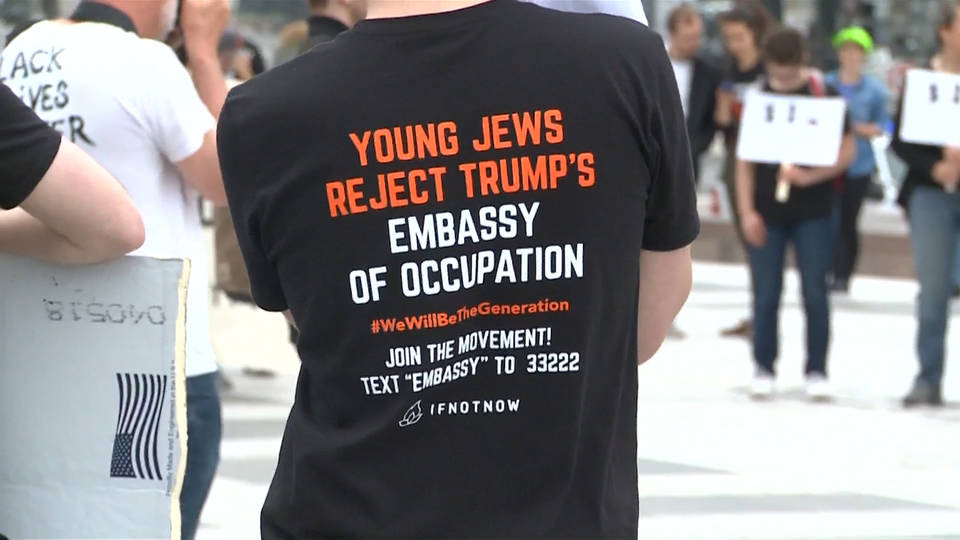 H3 jewish americans protest jerusalem embassy