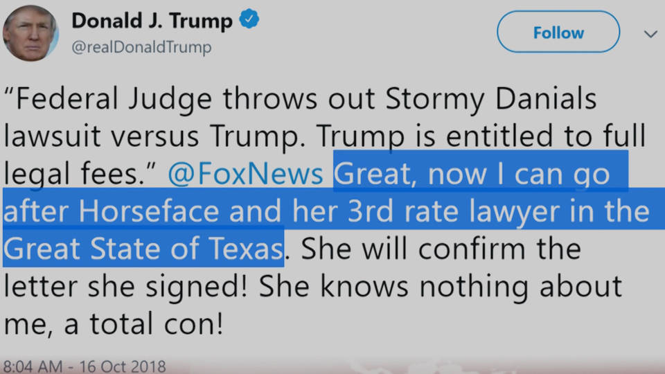 H8 trump tweet