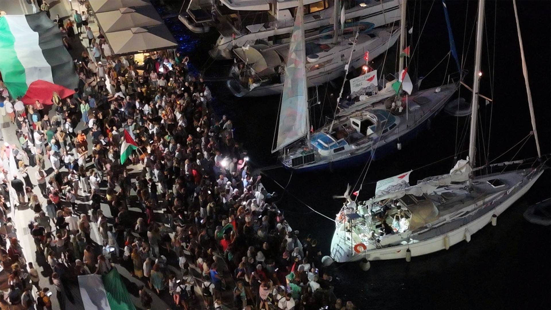 Global Sumud Flotilla Under Attack from Drones and Explosions