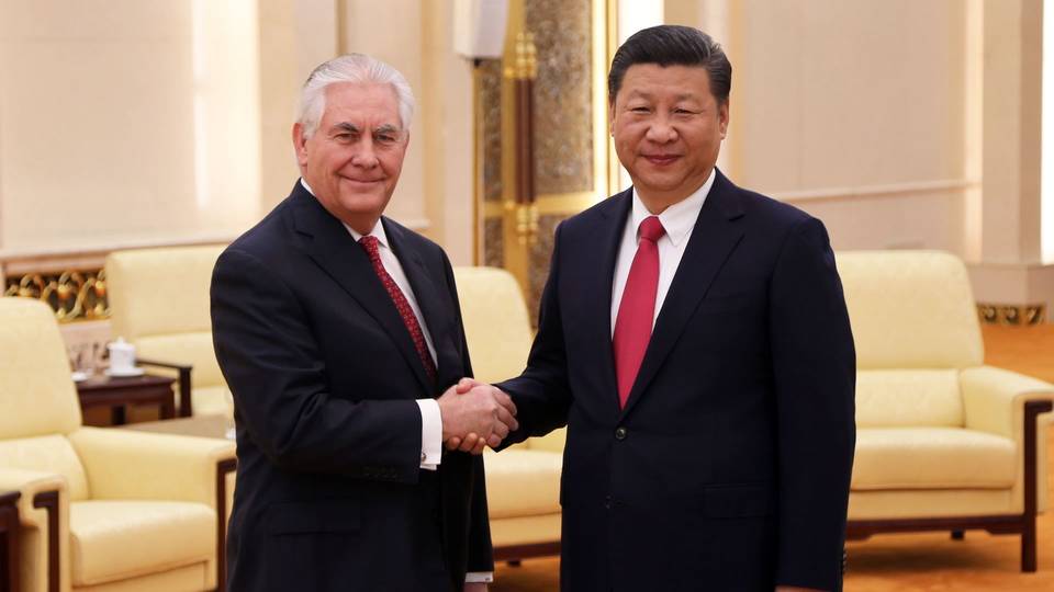 Tillerson china