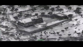H10 pentagon releases video showing raid al baghdadi compound us military syria isis