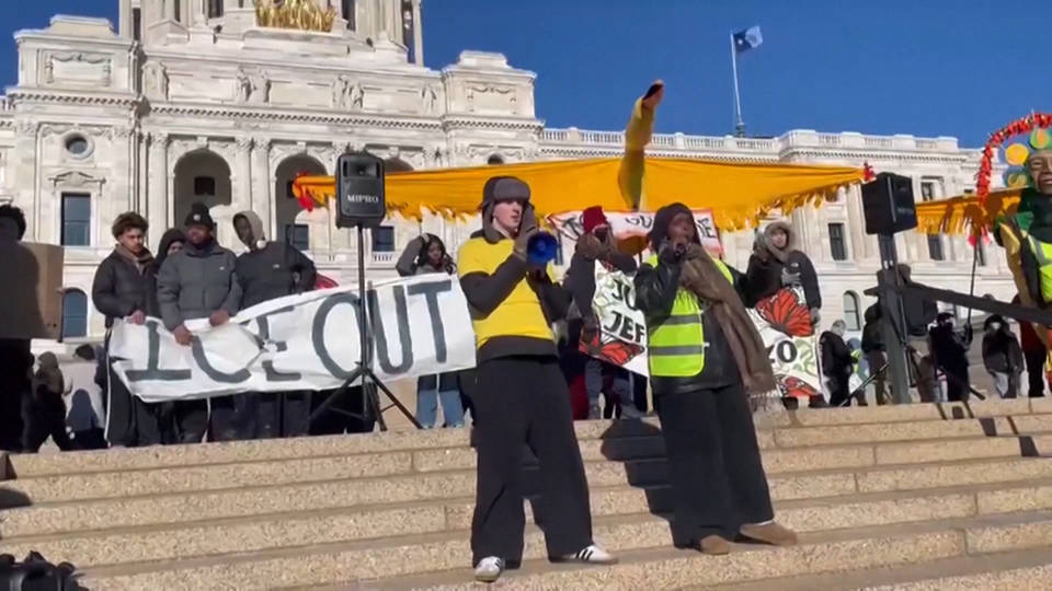 Ice Jails Oglala Sioux Members at Fort Snelling, Site of 19th-century Concentration Camp