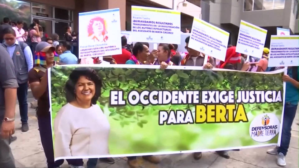 H12 berta caceres assassination arrest