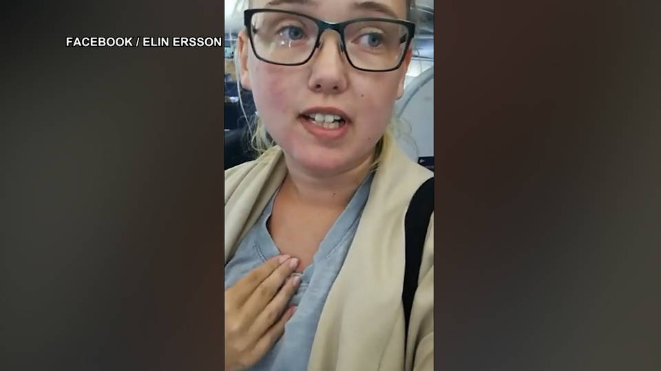 Swedish student's dramatic plane protest stops man's deportation 'to hell'