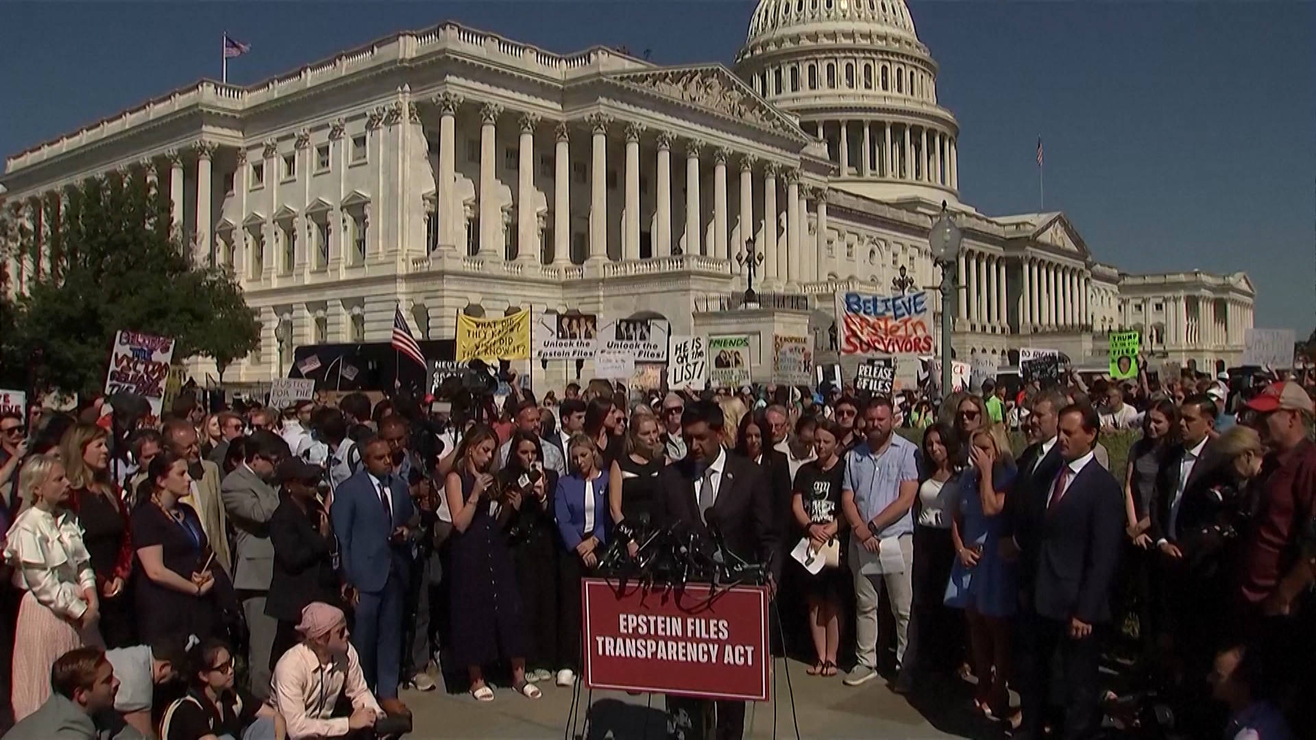 Epstein Survivors Call on Congress to Release More Files as Trump Claims ...