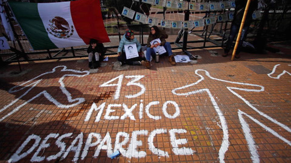 H4 ayotzinapa mexico city protest