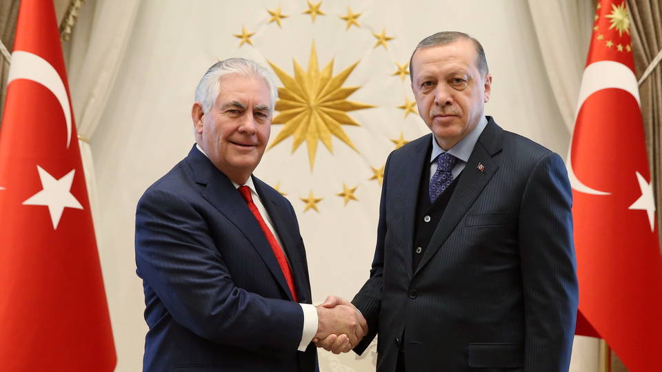 Rex Tillerson Says, “Heil the New Dictator” during his visit to Turkey