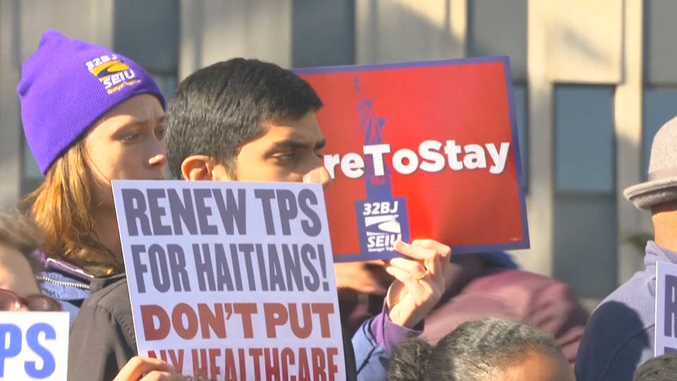 H16 tps hatians protest