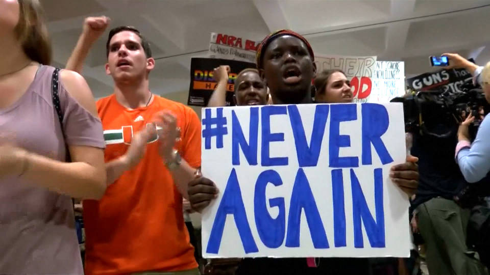 florida massacre survivors demand gun