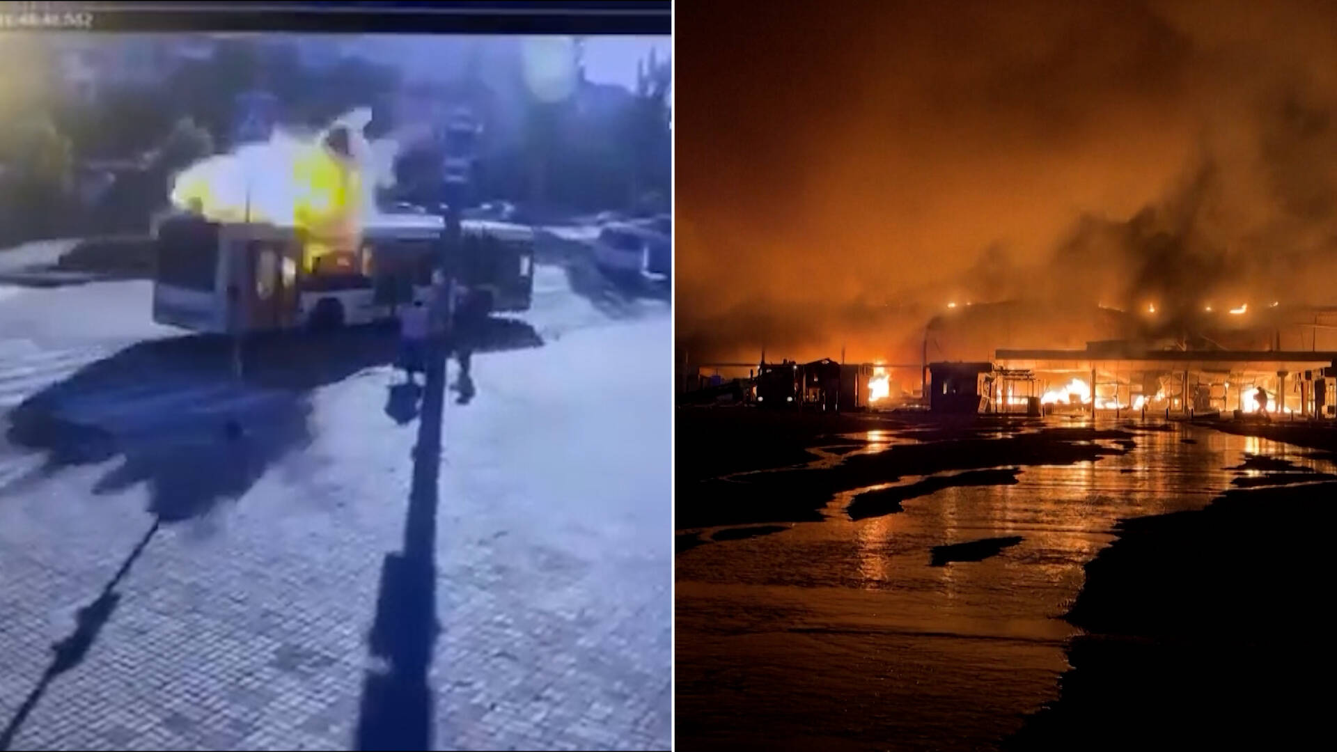 Russia Bombs Civilian Sites as Ukraine Continues Drone Attacks on Russian ...
