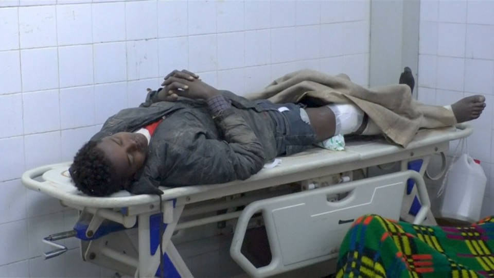 h07 libya migrant truck crash