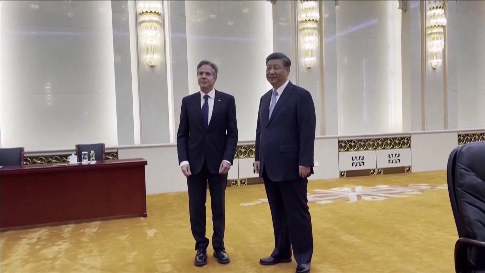 Sekretarz stanu USA spotyka się z prezydentem Chin w Pekinie, próbując „ustabilizować” stosunki między obydwoma krajami
