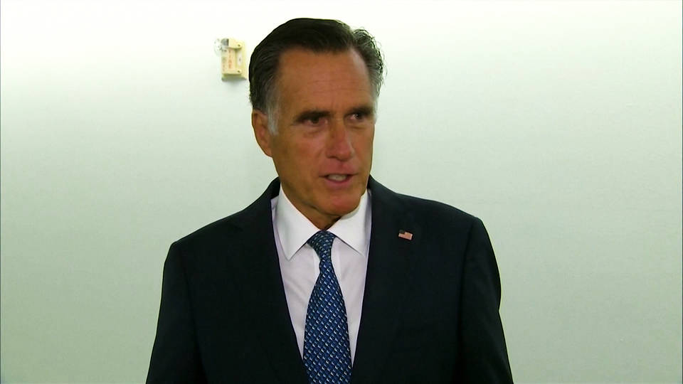 Sen. Mitt Romney gets booed at Utah GOP convention