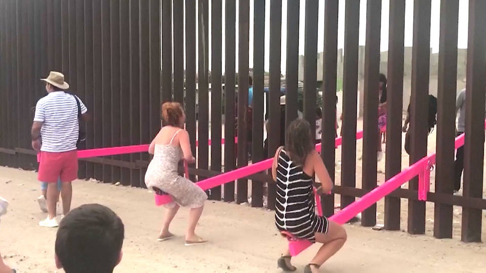 Seesaw Installation on U.S.Mexico Border Highlights Human Toll of Immigration Policies