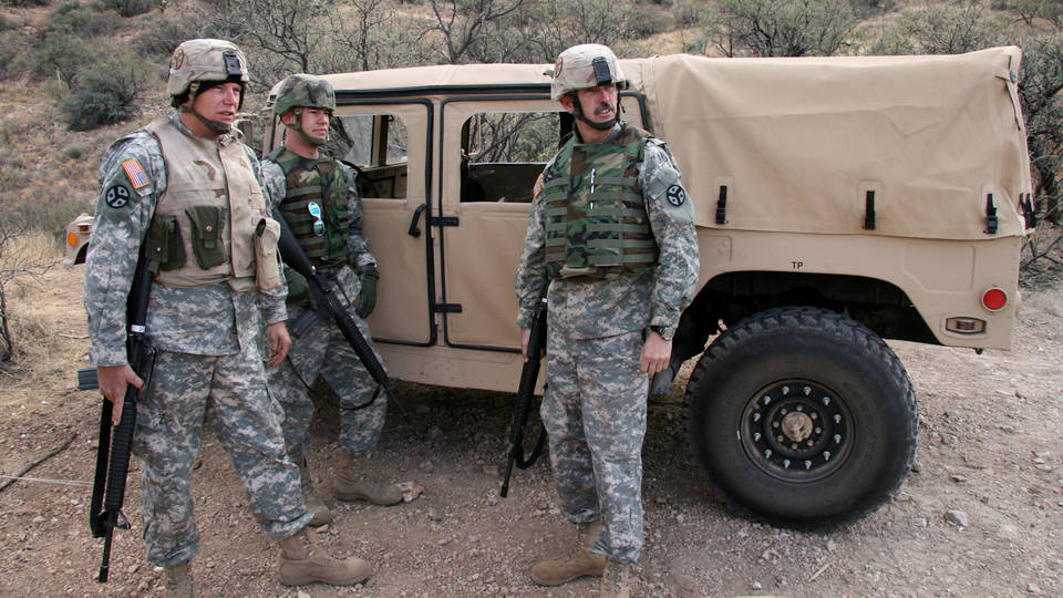 H2 trump deploy military us border