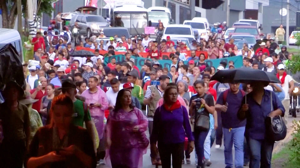 H13 honduras protests president drug trafficking ties juan orlando hernandez tony us mexico el chapo