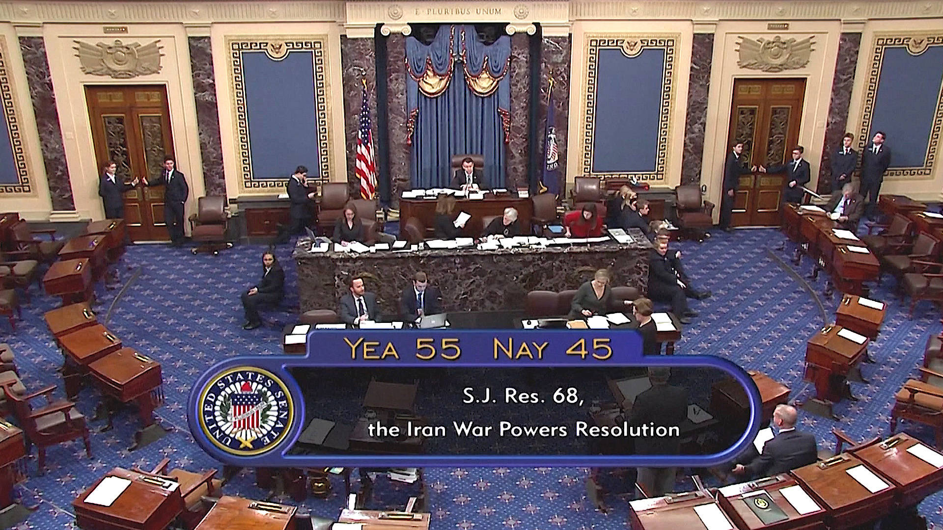 Senate Passes Resolution Limiting Trump’s War Powers Authority