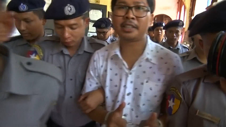 H6 burma reporters 100 days arrest