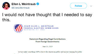 H3 fec ellen weintraub campign finance law federal elections commission us elections trump