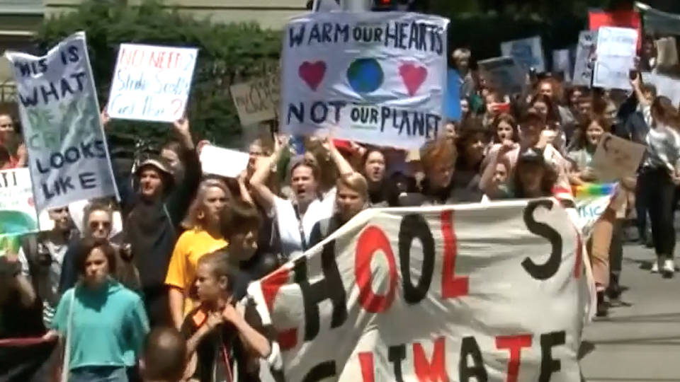 H17 austalia climate student walkout