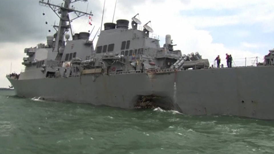 H8 naval collision