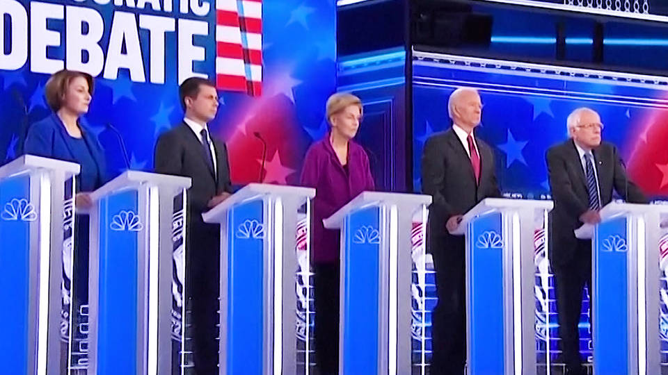 H2 six democratic candidates will debate iowa ahead of caucus