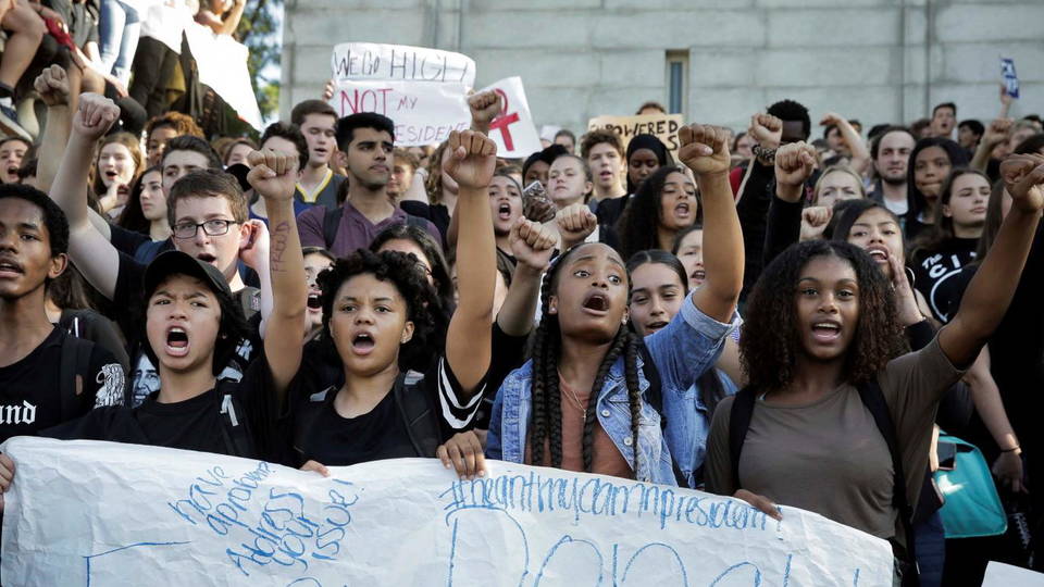 H04 students protest sanctuary