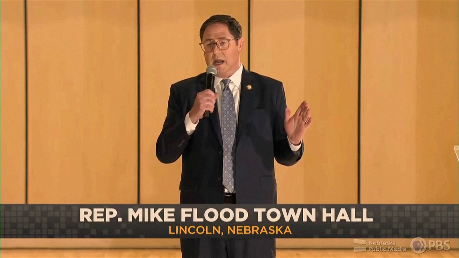 Der republikanische Abgeordnete Mike Flood aus Nebraska wurde während ...