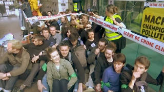 H11 france climate activists environment ministry blockade
