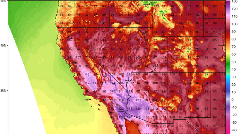 H13 heatwave us southwest