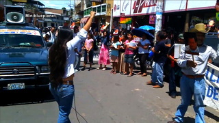 H16 anti mining protest el salvador