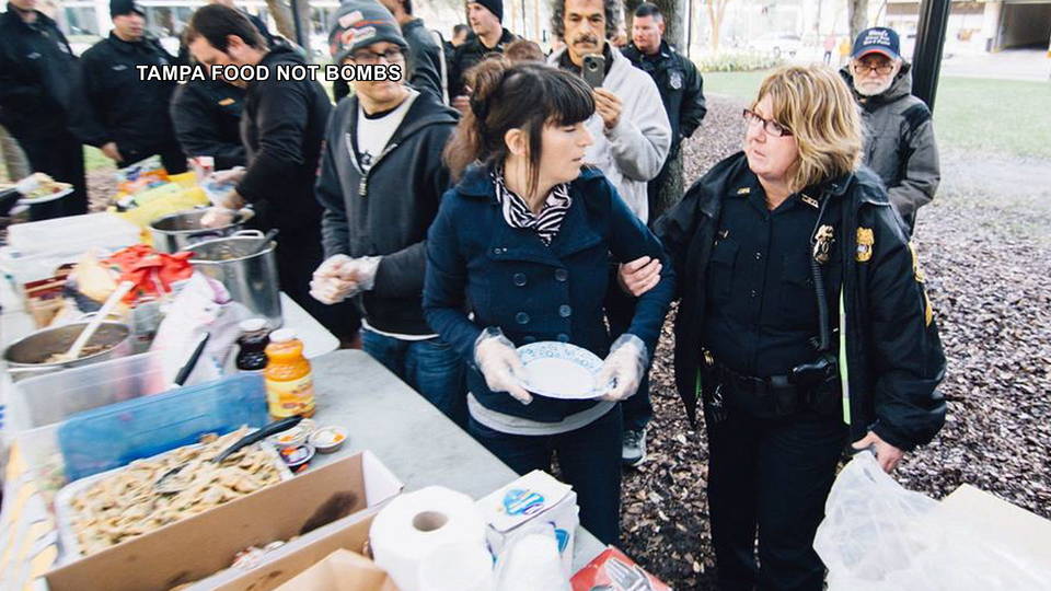H12 food not bombs arrest