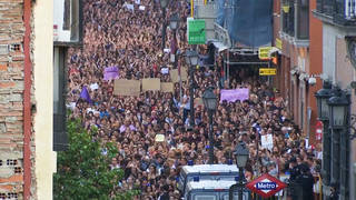 H7 spain anti rape protests