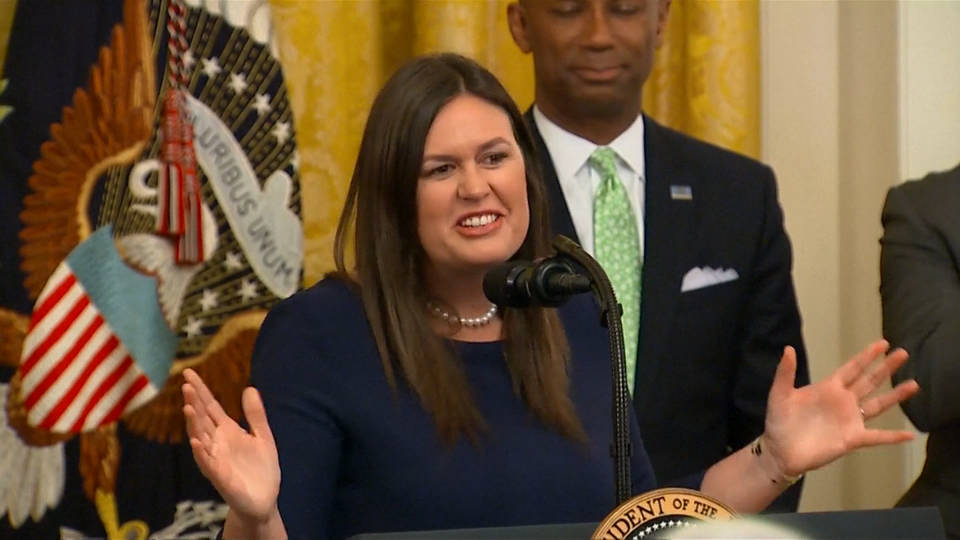 H3 sarah huckabee sanders exit