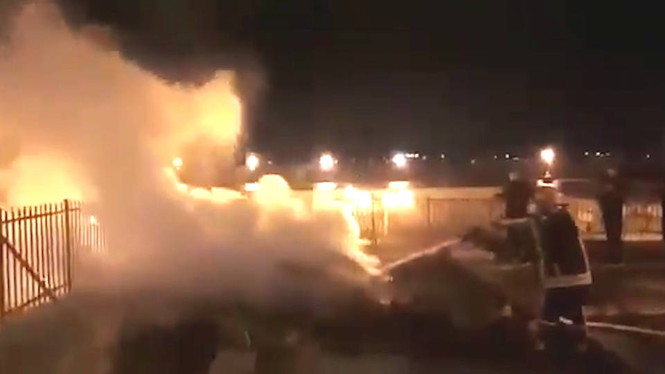 H2 jerusalem al aqsa mosque fire