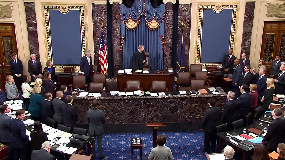 H1 senate poised acquit president trump impeachment trial