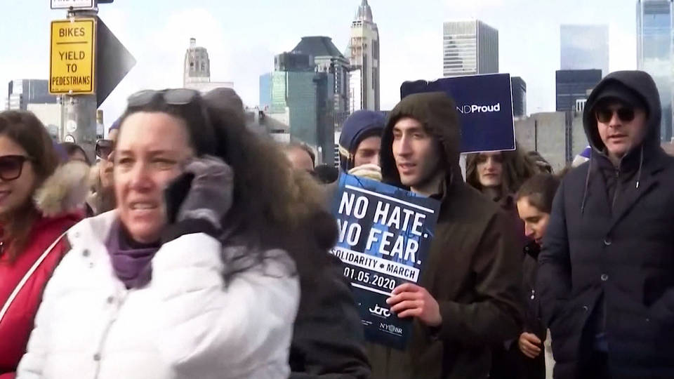 H13 25000 marched new york denounce anti semitism