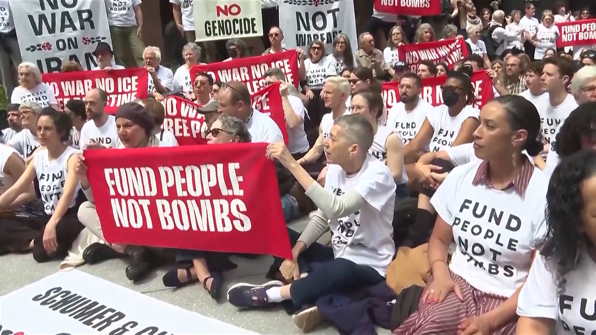 Scores Arrested at Jewish-Led Protest Demanding New York Senators Vote Against Arms to Israel