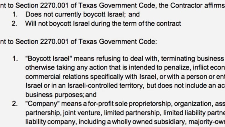 Anti bds agreement